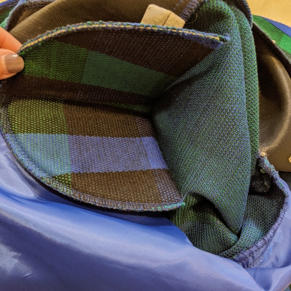 Rebecca Stessens plaid blue and green blazer - Picture 5 of 7